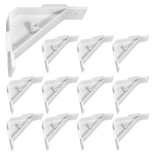 Waziaqoc 40PCS Cabinet Triangle Bracket, 90 Degree Corner Support Braces Plas...