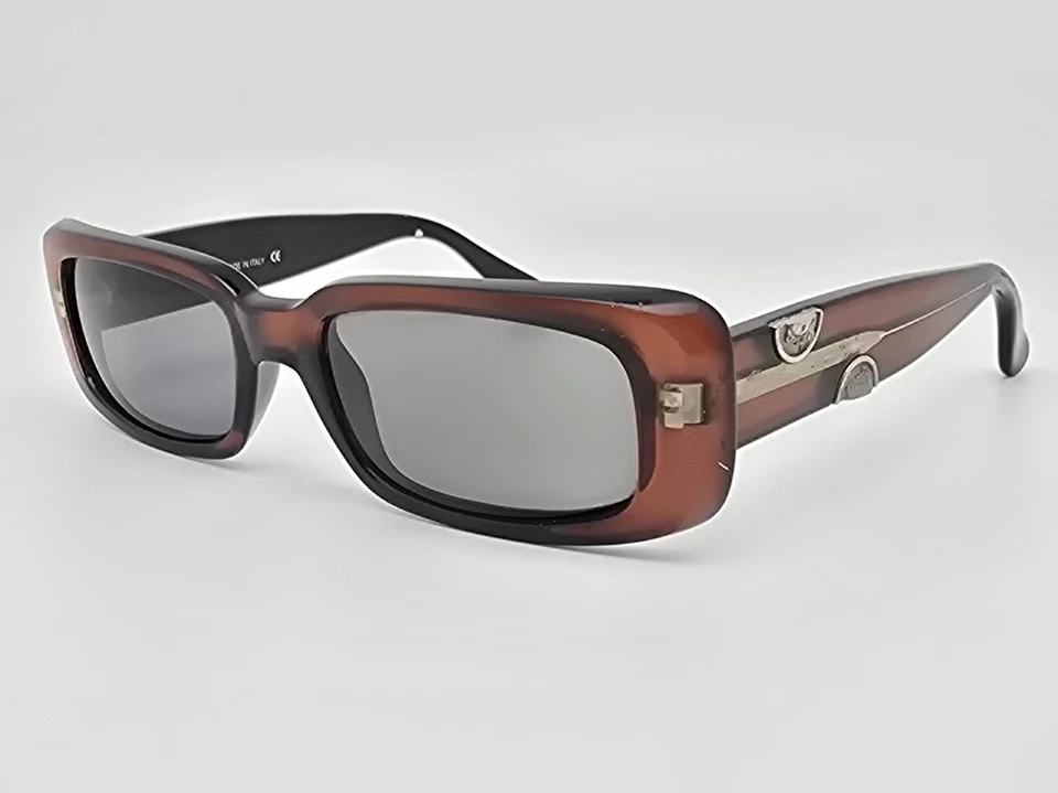 范思哲 Mod. 249 Col. 349 水晶棕色镜框灰色镜片太阳镜意大利 50 毫米 — 第 3/4 张图片