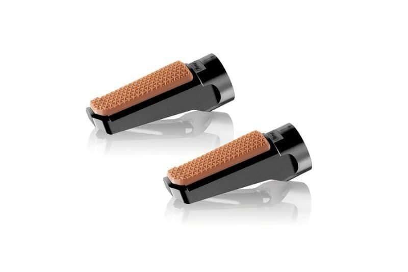 Puig 9189N Foot Pegs Set Retro Model, Black - Image 2