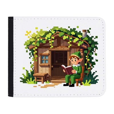 Geldbörse ''Elf Reading Book Outside Cottage'' (WL00036247)