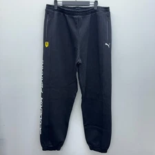 NWT Puma Scuderia Ferrari Black Jogger Sweat Pants Men’s Size XXL