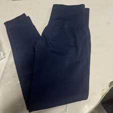 Halara M 7/8 Chinch Leggings In Peacoat Navy Blue NIB