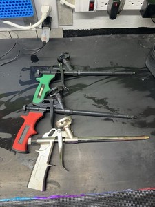 High Precision Spray Foam Gun - Adjustable Flow Control, Insulating Sealant Appl