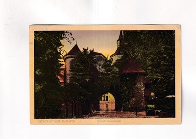 F4595) Ansichtskarte, ST. VEIT an der GLAN - Schloß FRAUENSTEIN 1919
