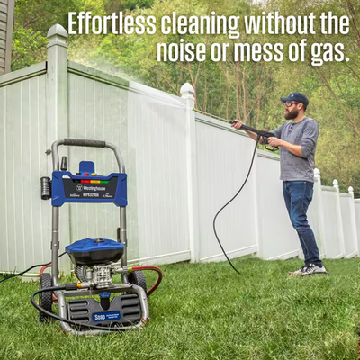 #ad 3200 PSI 1.76 GPM 13 Amp Cold Water Electric Powered Pressure Washer with Tur... $344.85