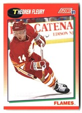 1991-92 Score Canadian English #226 Theoren Fleury