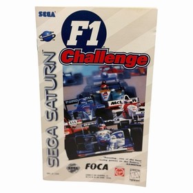 F1 Challenge (Sega Saturn, 1996) CIB Complete w/Manual + Reg Card Tested