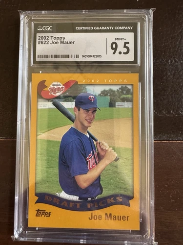 2002 Topps - Draft Picks Joe Mauer #622 (RC)  CGC 9.5