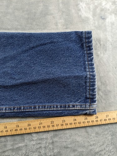 Vintage Levis 517 Herrenjeans 30 x 28 blau Bootcut orangefarbenes Etikett 90er verblasst hergestellt in den USA LESEN - Bild 4 von 21