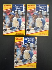 Mootown Snackers #7 1992 Ken Griffey Jr lote de 3 MLB HOF Seattle Mariners 1521