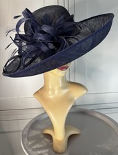 Nigel Rayment Navy Wedding Mother Bride Groom Guest Races Graduation Event Hat