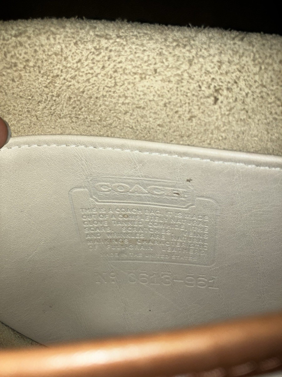 Vintage Coach Spectator  Mini Bag Bone And Tabac crossbody purse View 6