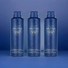  3 Pack Nautica Voyage N-83 Deodorant Body Spray 6oz Each   NEW  AUTHENTIC