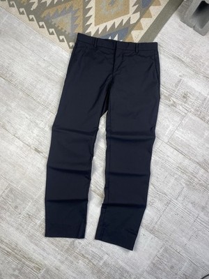 Porsche Design Uniform Herren Acetat Schwarz Freizeithose Hose Größe 46 / S