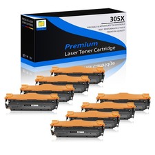 8PK CE410X Black Toner Cartridge For HP LaserJet Pro 400 color MFP M475dn M451nw