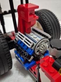 LEGO Model Team: Red Fury (5533) dragster NOT Complete, missing pcs/instructions