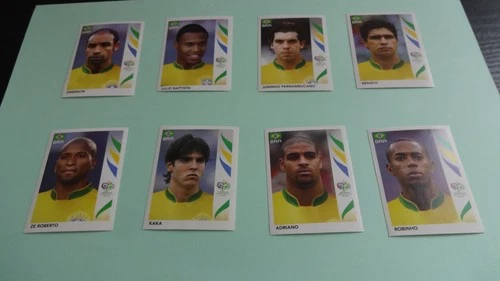 8 images GERMANY 2006 - WORLD CUP - BRAZIL - LOT 2 including ROBINHO
