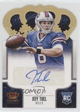 2013 Panini Crown Royale Gold Holo Die-Cut Signatures 7/25 Jeff Tuel Auto 2qw