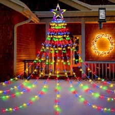 BlcTec Outdoor Christmas Decorations 317 LEDs Christmas Lights with 9 Strands...