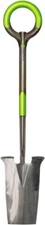Radius Garden 201 PRO Ergonomic Stainless Steel Spade, Original Green