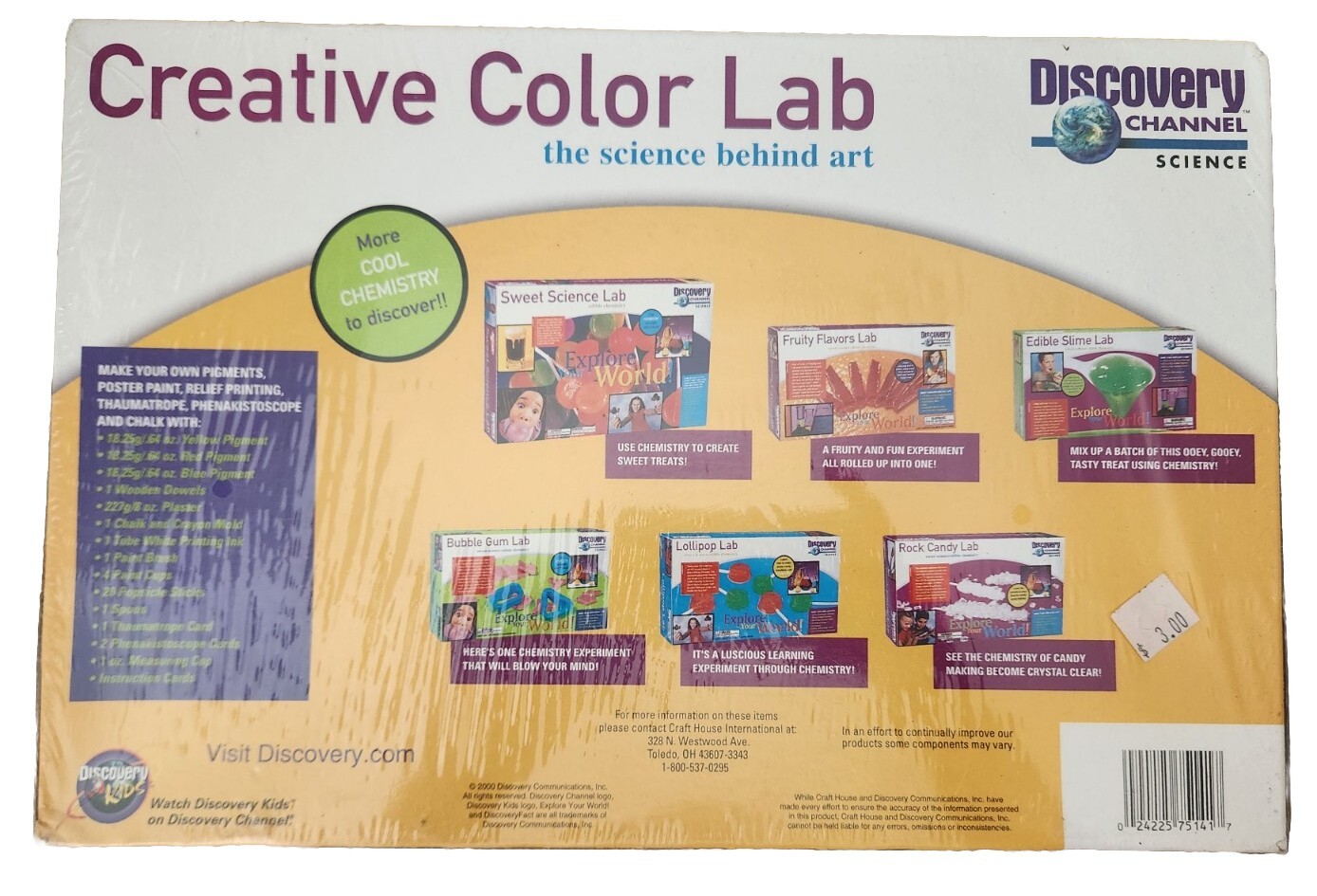 2000 Discovery Channel Science Creative Color Lab | eBay
