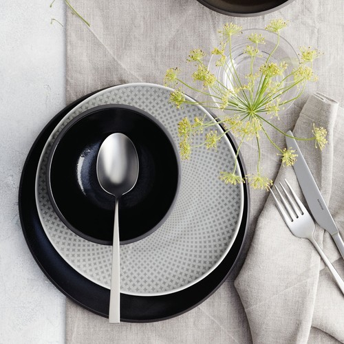 Rosenthal - Junto Pearl Grey - Set 6 Piatto Piano ø cm 27 - Rivenditore - Imagen 4 de 6