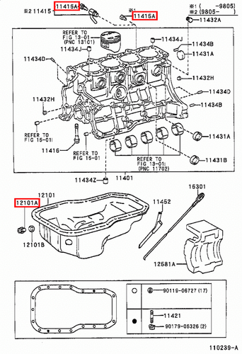 Genuine Hilux KUN26 KUN25 KUN16 KUN15 KUN10 KDN190 KDN170 2KD 1KD Drain Plug - Picture 8 of 20