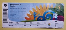 FIFA World Cup 2014 Match 51 Netherlands Mexico Ticket with Team Names