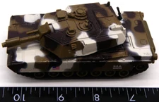 Toysmith Military Green Camo Army Tank USA Diecast & Plastic Toy Pull-Back Smith