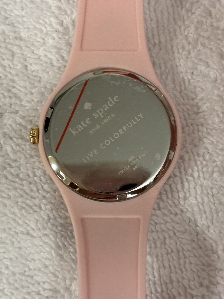 KATE SPADE NEW YORK Rumsey Analog Watch PINK Polkadot 
