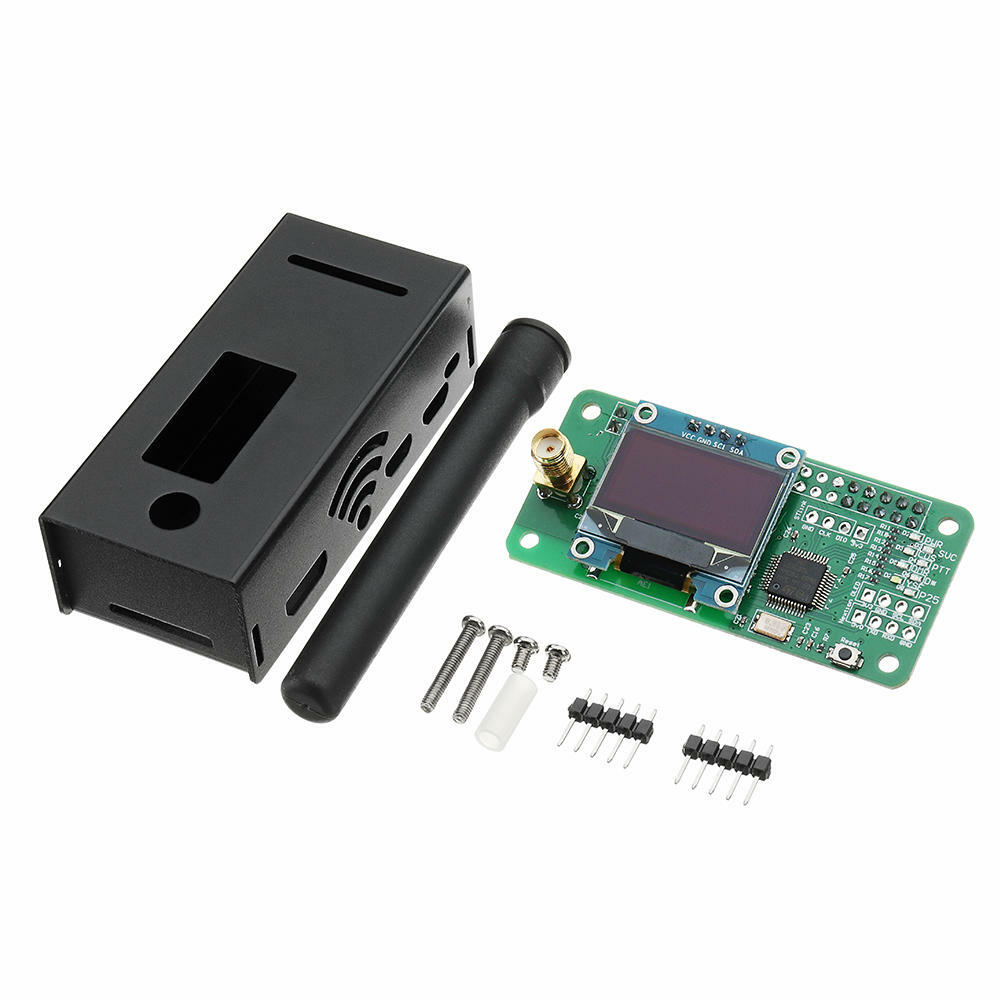 Assembled MMDVM Hotspot Support P25 DMR YSF NXDN With Raspberry Pi Zero W OLED Antenna 16G Card Case - 1420