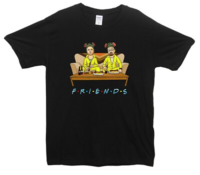 Breaking Bad & Friends lustiges bedrucktes T-Shirt (Breaking Bad & Friends inspiriert)