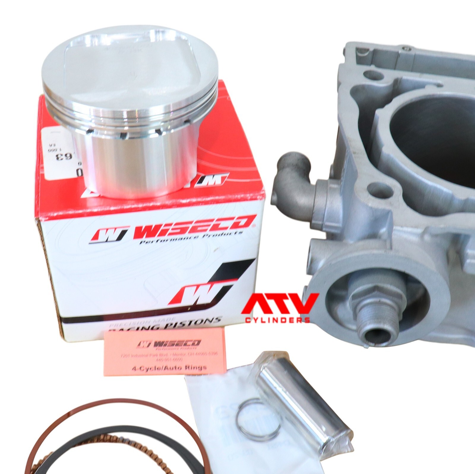 Genuine 96-14 Polaris Sportsman Ranger Scrambler 500 Cylinder Piston Kit Wiseco