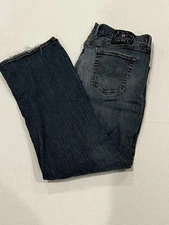 Lucky Brand Men's Relaxed Bootcut Jeans Blue Size 38 X 34 Medium Wash (READ)