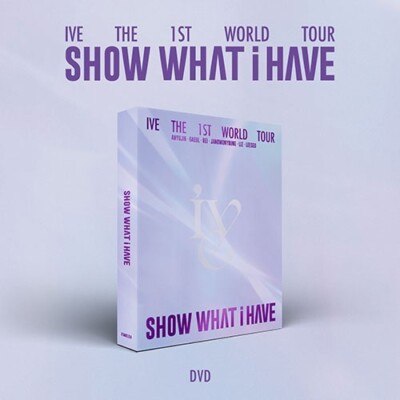 IVE - THE 1ST WORLD TOUR [SHOW WHAT I HAVE] DVD DISC Photo Card Poster Girl