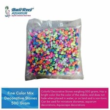 Vichpro Fish Tank Aquarium Multi Color Gravel Pebbles Polished Decor Stone 500gr