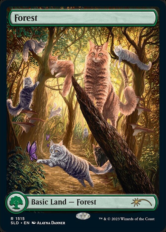 マジック：ザ・ギャザリング - MTG 英語版 森/Forest (1515) 7枚セット マジック：ザ・ギャザリング - MTG 英語版 森/Forest (1515) 7枚