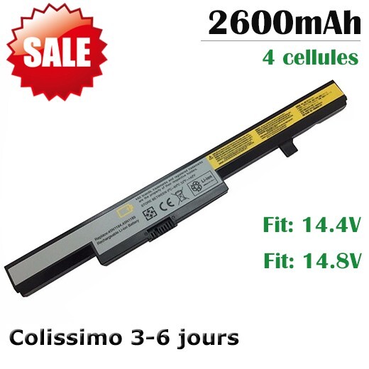 Batterie pour Lenovo B50-30 B50-70 E41-80 E50-80 modèle L13M4A01 14.4V
