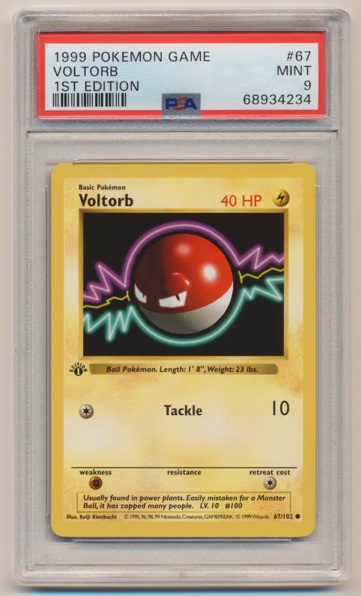  Pokemon - Voltorb (67/102) - Base Set : Toys & Games