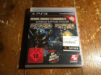 Bioshock 1 - Bioshock 2 - Ultimate Rapture Edition - PS3 - Sealed - FSK18