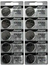 10 Pcs Energizer CR2025 ECR2025 3V FRESH Coin Button Batteries Fast Shipping