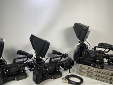 JVC GY HD251 Studio camera set up with RCU, monitors, KA-HD250 studio adaptor