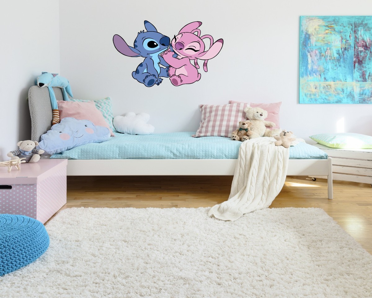Disney Bedroom Wall Stickers Disney Stitch Music 23 Piece Set Bedroom
