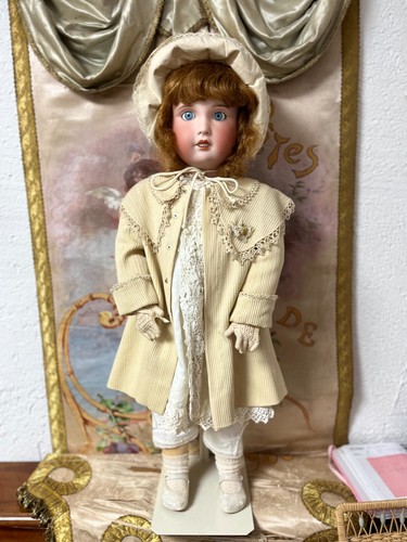 31" Fabolous French antique doll Bebe Jumeau/ SFBJ 24 ca 1924 - Picture 2 of 13