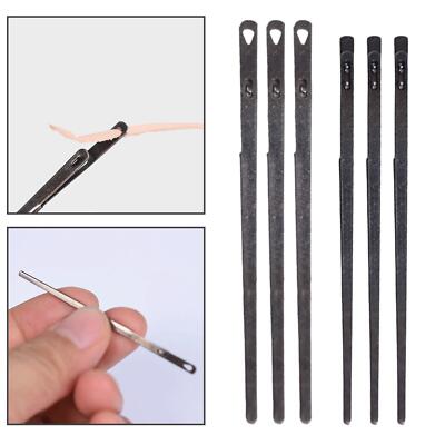 3 Stück Schnürnadel Lederseil Nadeln Handarbeit zum Basteln Leder DIY