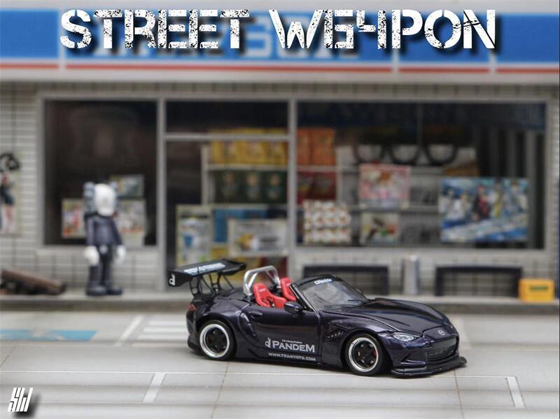 Street Weapon 1:64 Eg6 KANJOZOKU Mazda MX5 Rocket Bunny Purple JDM