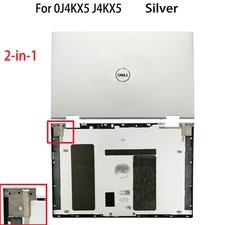 2-in-1 Sliver Lid Back Cover 0J4KX5 J4KX5 For Dell Inspiron 13 7000 7300 7306 US