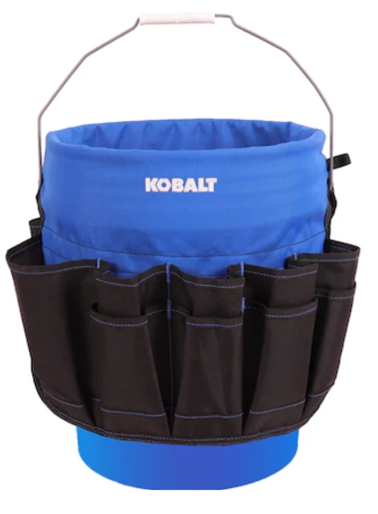 Kobalt - GP-62575A - Blue Black Polyester 12-in 5-Gallon Bucket