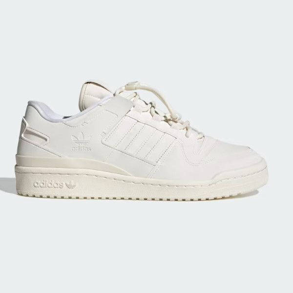 Кроссовки Adidas Forum 84 из нубука на низком ходу, цвет белый - ID4848 Ускоренная доставка