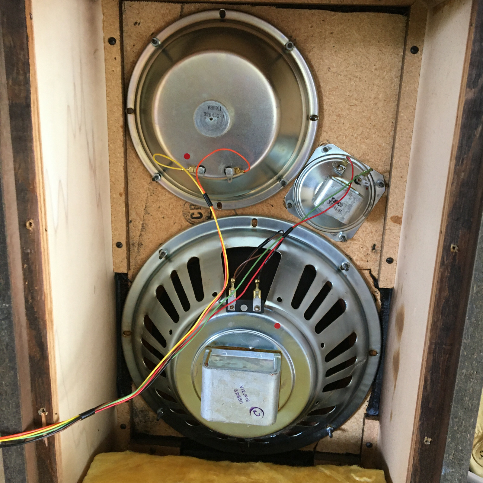 UTAH WD 90 12" 3Way Acoustic Suspension Loudspeakers Vintage Tube